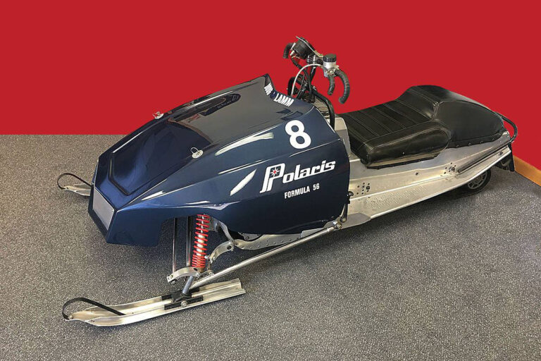 1978 Polaris RXL Formula 56 – Doug Lamm #8 – World Snowmobile Headquarters